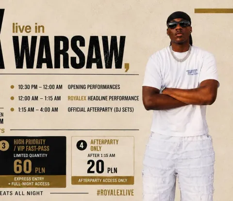 Royalex Live in Warsaw + Official Afrotrap Afterparty