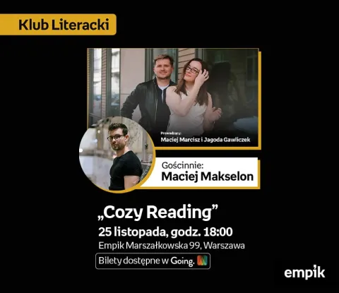 Klub Literacki | Cozy Reading | Gościnnie Maciej Makselon