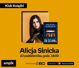 Alicja Sinicka na Targach Książki Empiku | Za ścianą - zdjęcie 1