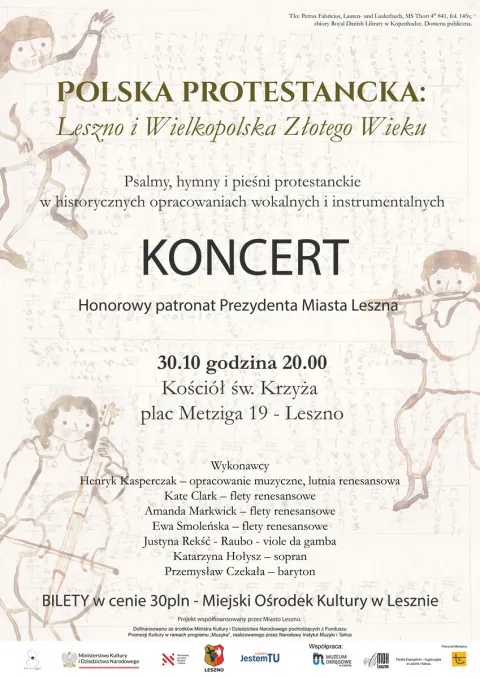 Polska prostestancja: Leszno i Wielkopolska Złotego Wieku || KONCERT muzyki protestanckiej
