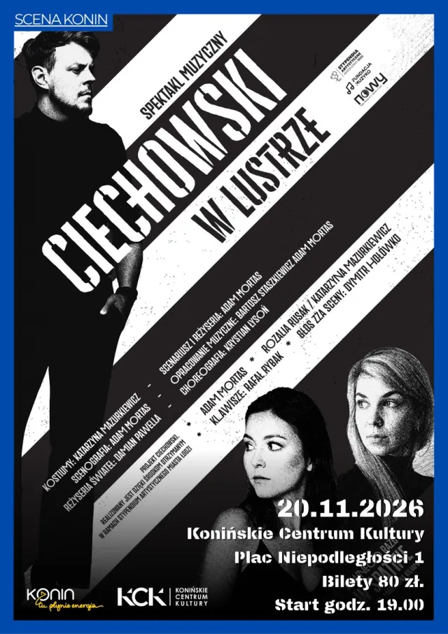 CIECHOWSKI. W LUSTRZE, plakat