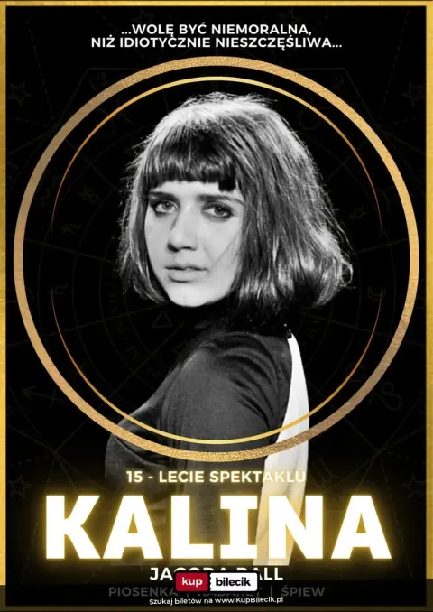 Spektakl poświęcony Kalinie Jędrusik - piosenka / kabaret / śpiew
